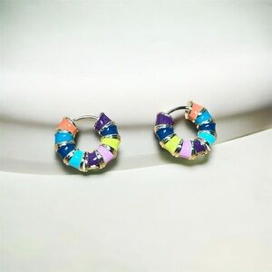 Colorful Hoop Earrings
